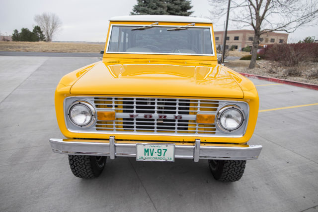 1973 Chrome Yellow Ford Bronco