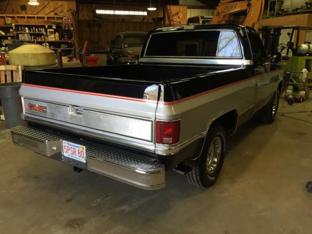 1986 Black GMC Sierra 1500 Standard Cab Pickup