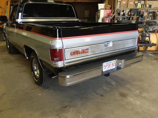 1986 Black GMC Sierra 1500 Standard Cab Pickup