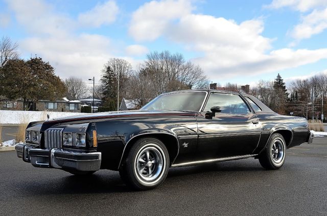 1977 Black Pontiac Grand Prix Coupe