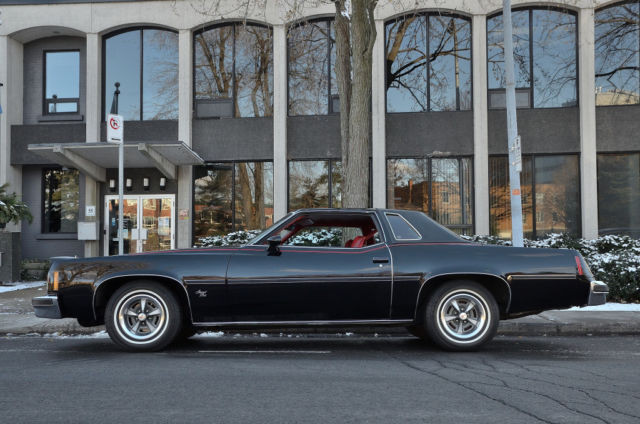 1977 Black Pontiac Grand Prix Coupe