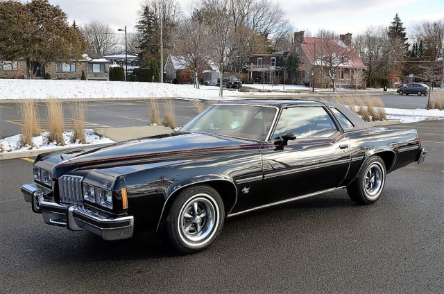 1977 Black Pontiac Grand Prix Coupe