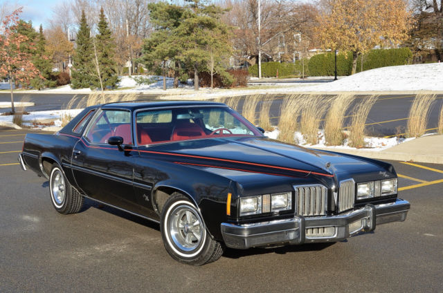 1977 Black Pontiac Grand Prix Coupe