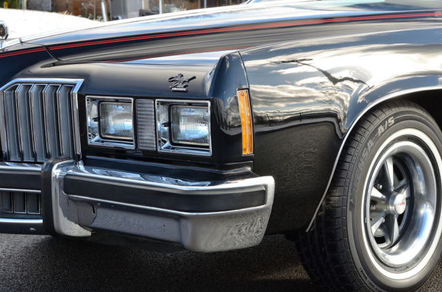1977 Black Pontiac Grand Prix Coupe