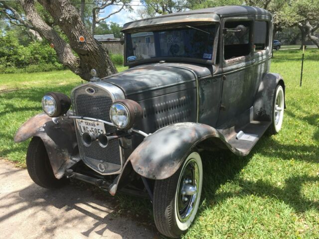 1931 gray Ford Model A 2dr