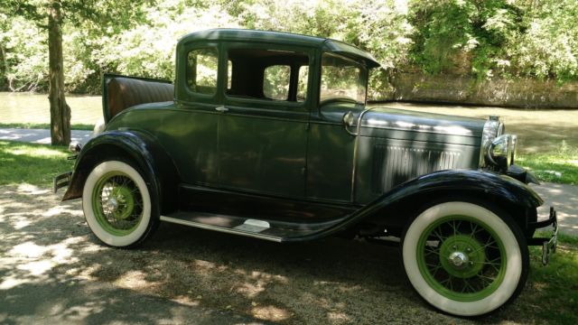 1931 Green Ford Model A Coupe