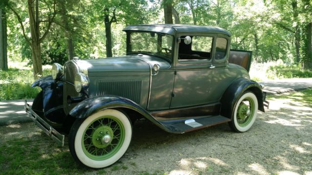 1931 Green Ford Model A Coupe