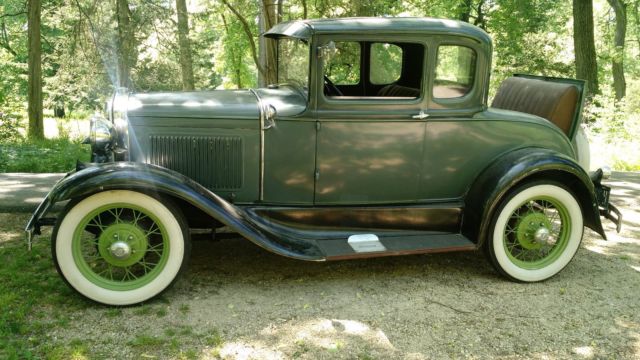 1931 Green Ford Model A Coupe