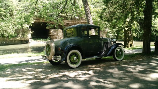 1931 Green Ford Model A Coupe