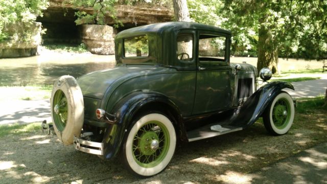 1931 Green Ford Model A Coupe