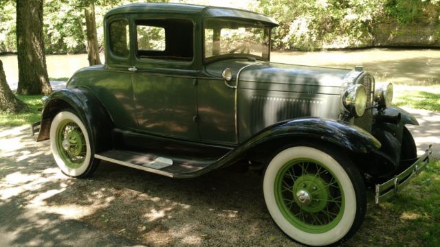 1931 Green Ford Model A Coupe