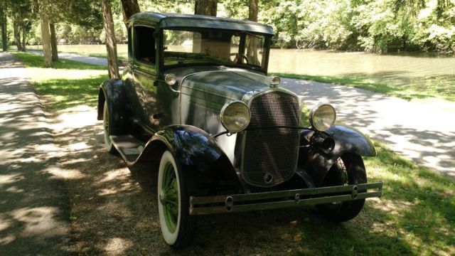 1931 Green Ford Model A Coupe