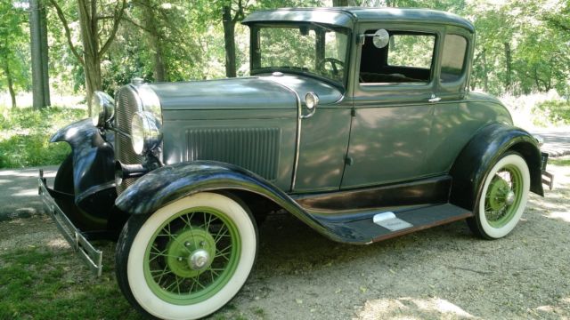 1931 Green Ford Model A Coupe