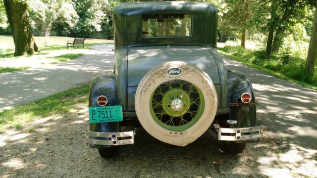 1931 Green Ford Model A Coupe