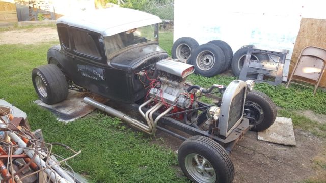1931 Black Ford Model A Coupe
