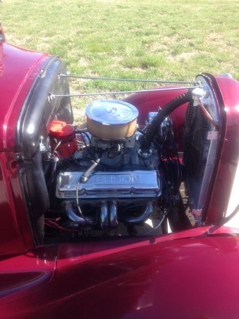 1931 black cherry Ford Model A Convertible