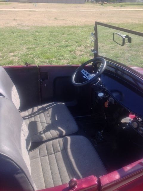 1931 black cherry Ford Model A Convertible
