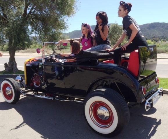 1931 Black Ford Model A Convertible