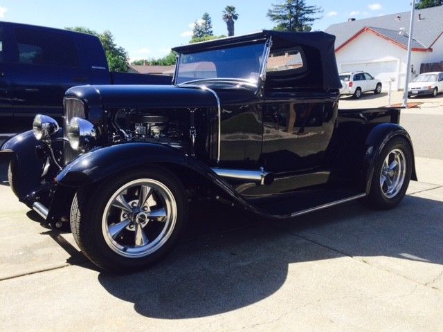 1931 Black Ford Model A Convertible