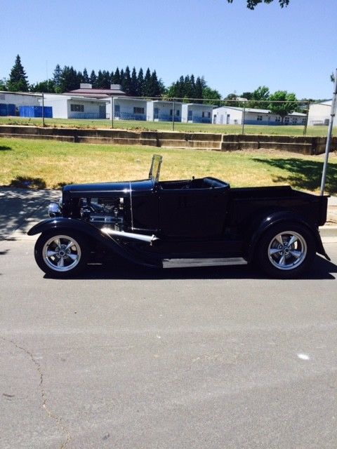 1931 Black Ford Model A Convertible