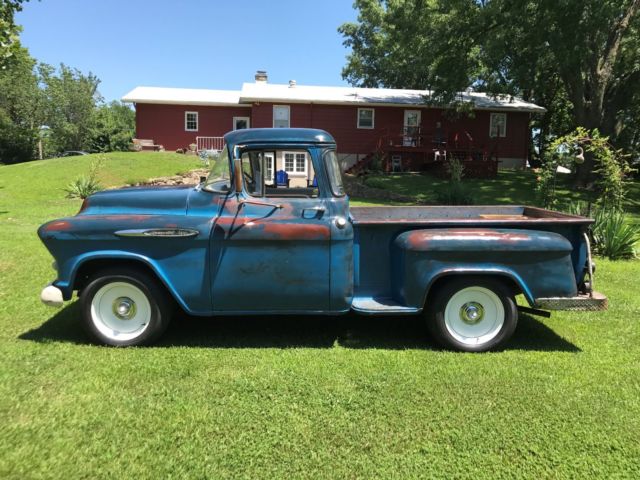 1957 Blue Chevrolet Other Pickups BIG WINDOW CAB