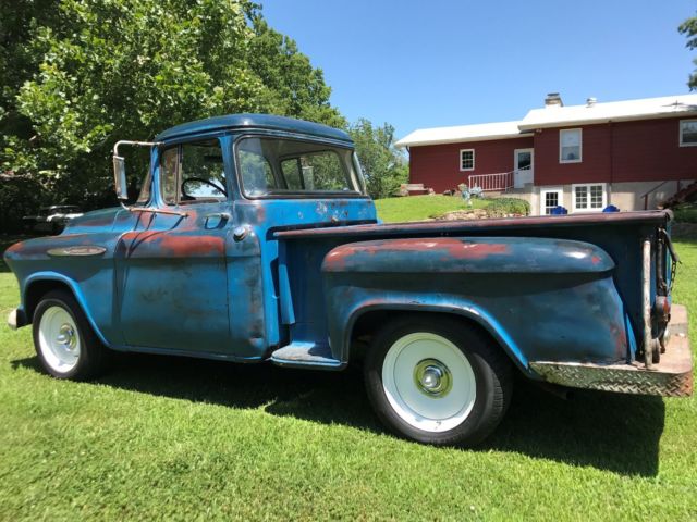 1957 Blue Chevrolet Other Pickups BIG WINDOW CAB