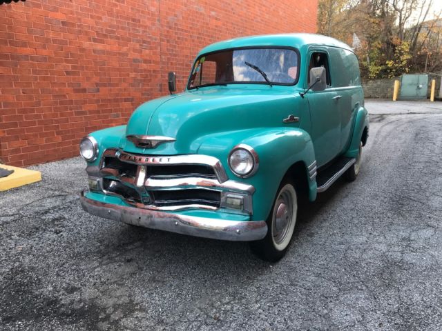 1955 Green Chevrolet 3100 Delivery panel