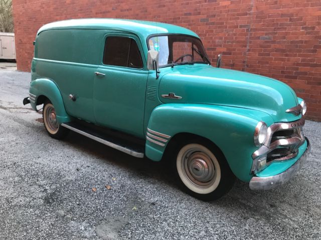 1955 Green Chevrolet 3100 Delivery panel