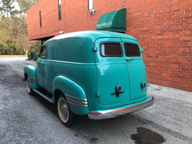 1955 Green Chevrolet 3100 Delivery panel