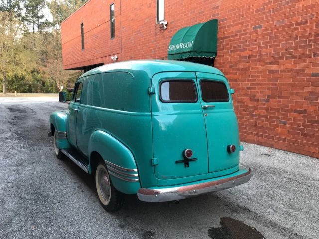 1955 Green Chevrolet 3100 Delivery panel