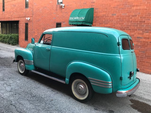 1955 Green Chevrolet 3100 Delivery panel