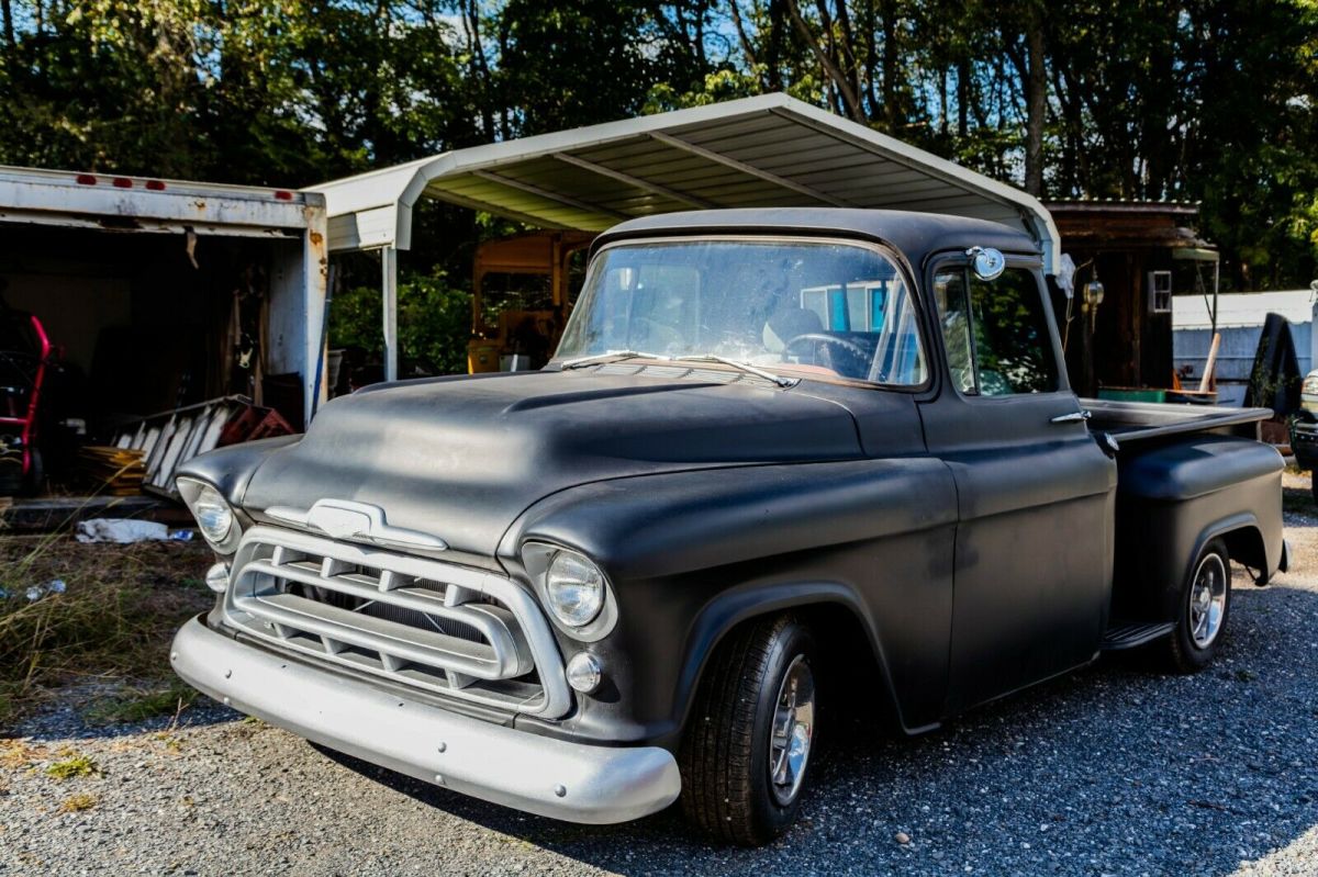 1957 Black Chevrolet Other Pickups Truck