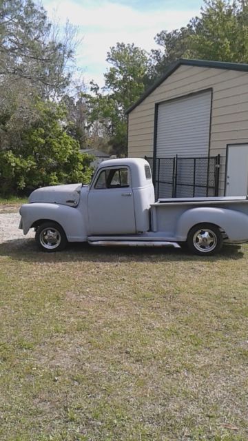 1953 gray GMC 3100 pick up