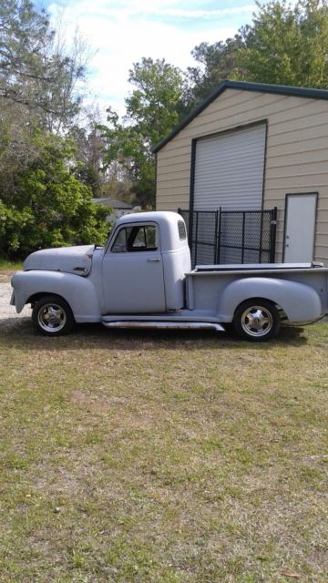1953 gray GMC 3100 pick up