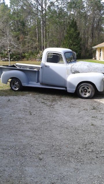1953 gray GMC 3100 pick up
