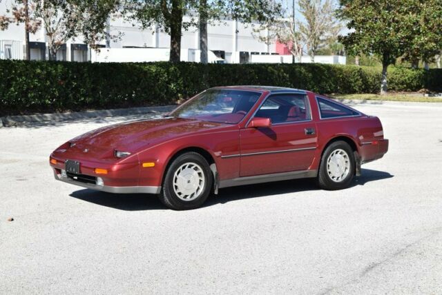 1987 Burgundy Nissan 300ZX Coupe