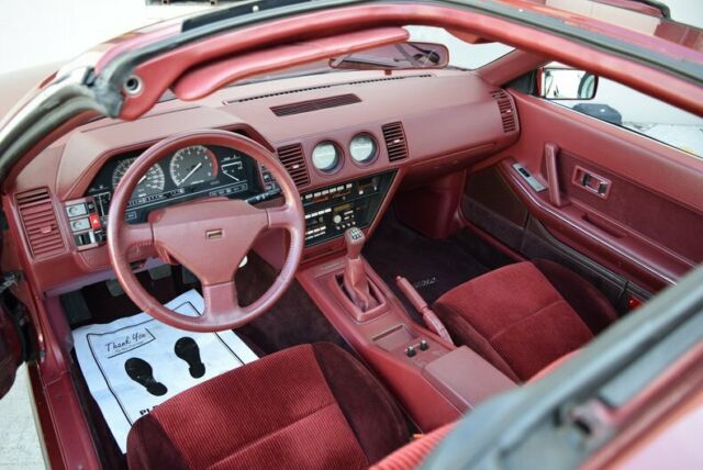 1987 Burgundy Nissan 300ZX Coupe