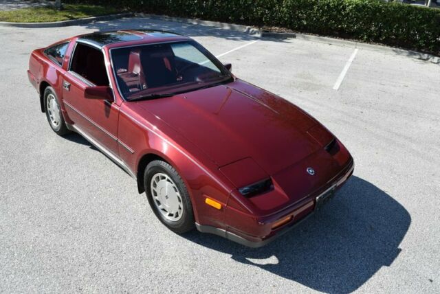 1987 Burgundy Nissan 300ZX Coupe