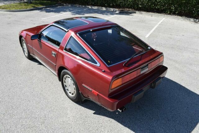 1987 Burgundy Nissan 300ZX Coupe