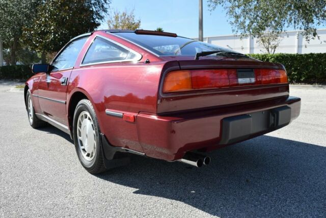1987 Burgundy Nissan 300ZX Coupe