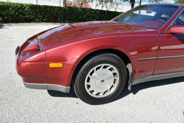 1987 Burgundy Nissan 300ZX Coupe