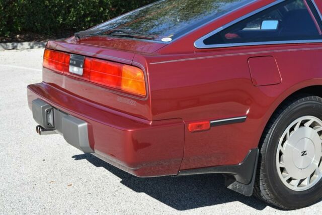 1987 Burgundy Nissan 300ZX Coupe