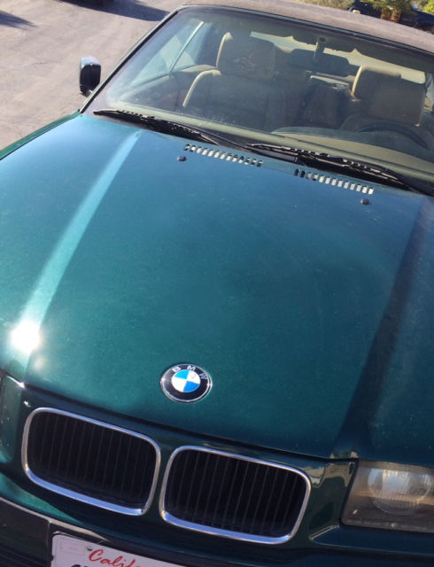 1994 Metalic Green BMW 3-Series Convertible