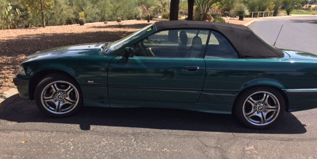 1994 Metalic Green BMW 3-Series Convertible