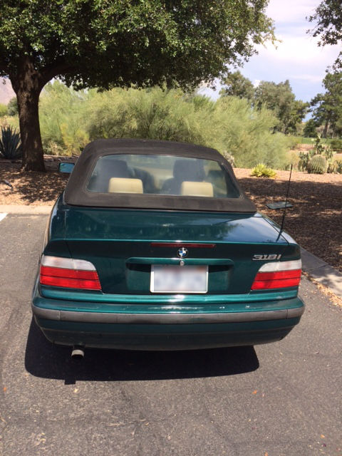 1994 Metalic Green BMW 3-Series Convertible