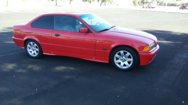 1993 Red BMW 3-Series Coupe