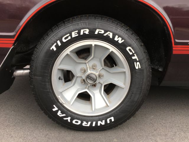 1987 Burgundy Chevrolet Monte Carlo Coupe