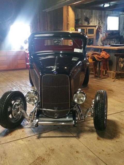 1932 TripleDeep Black Ford Other 3 Window ALL STEEL