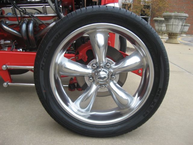 1932 Red Ford Coupe 3 Window Coupe