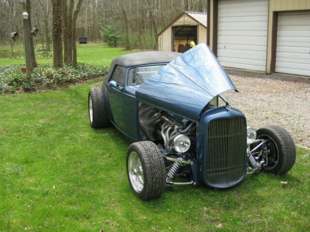 1932 Jaguar Blue Ford Roadster roadster